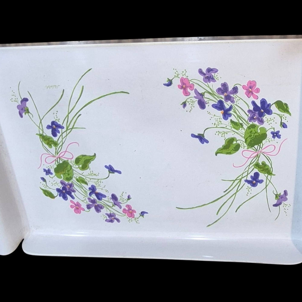 Vintage MatchMakers Floral Tray Melmac Cottagecore Serving Tray